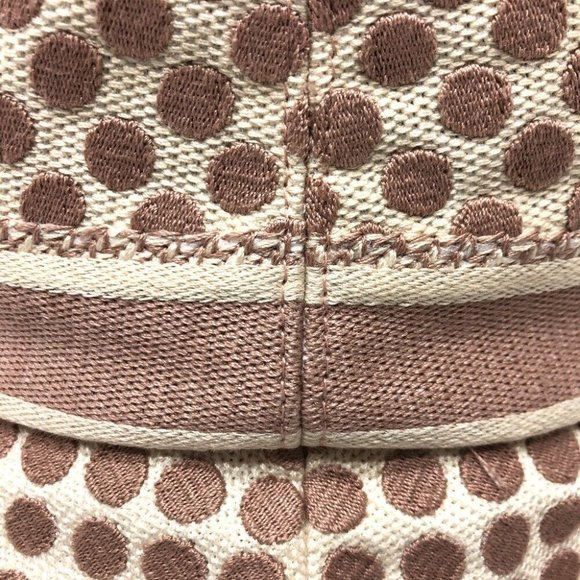 Auth Christian Dior 05DDO923I156 Logo dots hat cotton / polyester pink/White main image 8